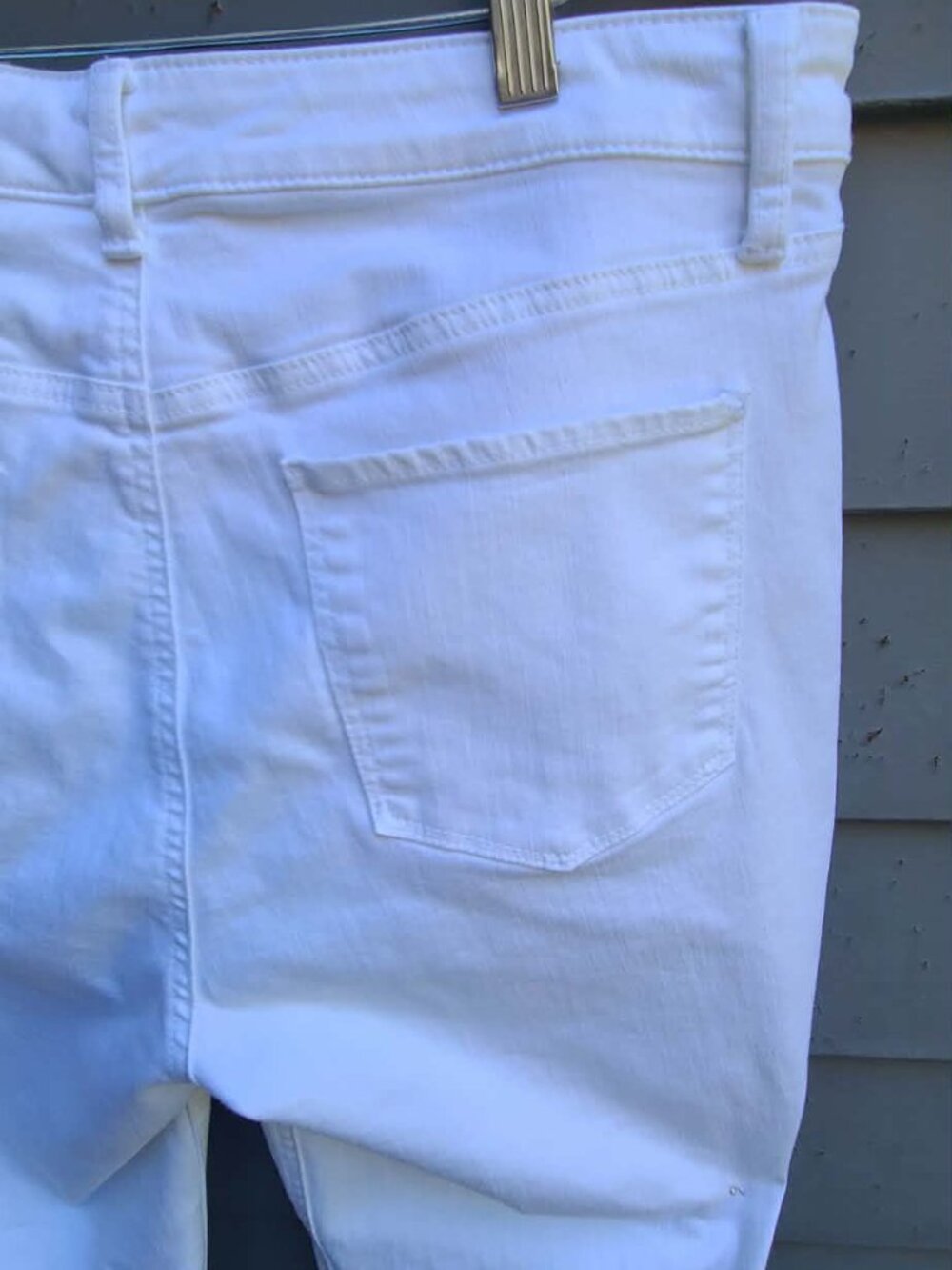 Talbots White Flawless 5 Pocket Slim Ankle Jeans size 14 - Picture 7 of 8